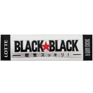 LOTTE Black Chewing Gum 9 sheet