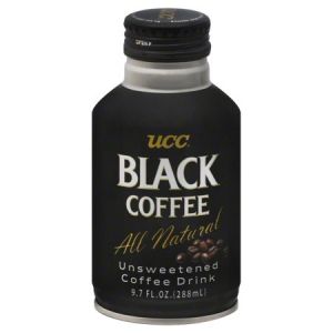 UCC BLACK COFFEE R-CAN 288ML