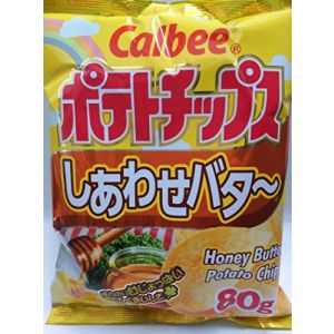 CALBEE POTATO CHIPS HONEY BUTTER 80G