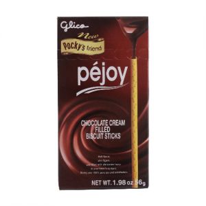 日本GLICO格力高 PEJOY巧克力饼干棒 56G