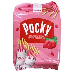 GLICO POCKY STRAWBERRY FAMILY PACK 9PK 108G