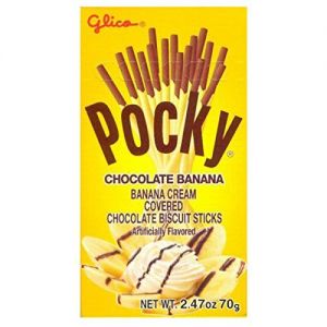 日本GLICO格力高 POCKY巧克力香蕉饼干棒 70G