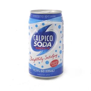 日本CALPICO 天然乳酸菌汽水饮料 原味 罐装 335ML
