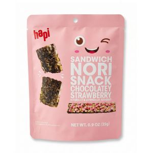 HAPI SANDWIC NORI SNACK STWBRY