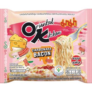 MAMA OK CARBONARA BACON FLAVOR 4P