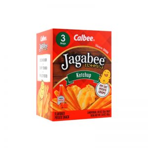 日本CALBEE卡乐比 JAGABEE薯条 番茄酱口味 3份 90G