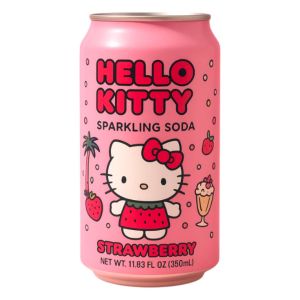 HELLO KITTY SPARKLING SODA STRAWBERRY
