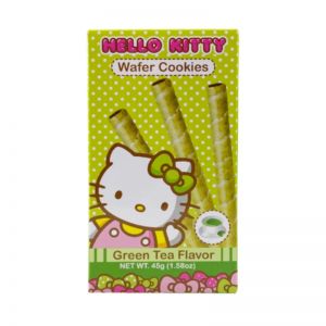 HELLO KITTY WAFER COOKIES GREEN TEA