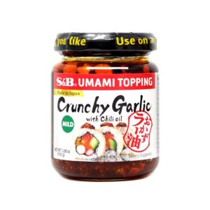 S&B CHILI OIL WITH CRUNCHY GARLIC