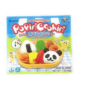 日本KRACIE嘉娜宝 POPINCOOKIN 熊猫便当DIY自制手工糖果玩具 29g