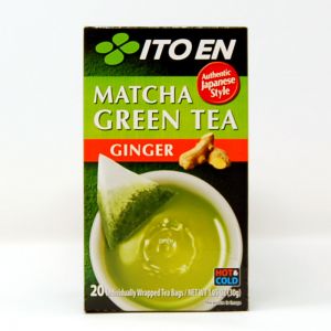 ITOEN MATCHA GREEN TEA GINGER 20PC 30G