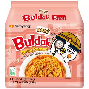 SY BULDAK ROSE SPICY RAMEN NOODLES 5P