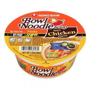 NONGSHIM BOWL NOODLE SPICY CHICKEN 86G