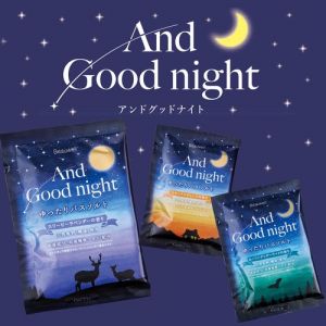 日本BEAUWELL And Good Night系列天然精油使用和汉植物配合保湿浴盐 40g 三款选