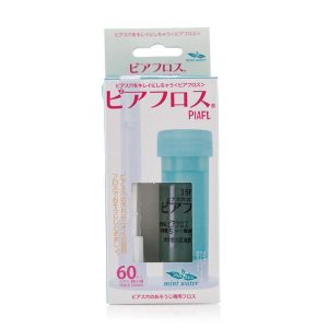 日本PIAFLOSS 耳洞清洁护理套装 薄荷味 线60根入+护理液5ml