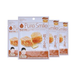 日本 PURE SMILE 补水滋润面膜 精华保湿面膜 单片 蜂胶蜂皇浆
