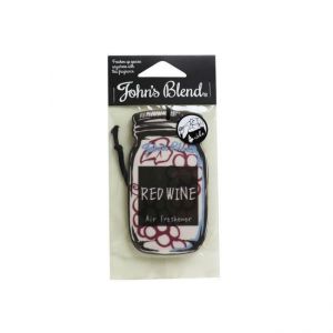 JOHN'S BLEND Hanging Car Fragrance Air Freshener Red Wine 11g