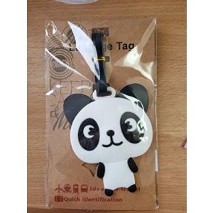 6"L PVC LUGGAGE TAG - PANDA