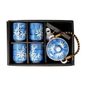 1:4 TEA SET W/STNR WDN HND TPS106