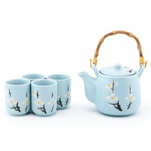 1:4 TEA SET W/STNR BB HND TPS72