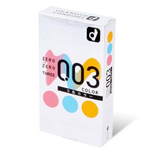 OKAMOTO 003 COLOR CONDOM 12P W-319