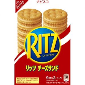 日本NABISCO RITZ奶酪夹心饼干 18枚 160G
