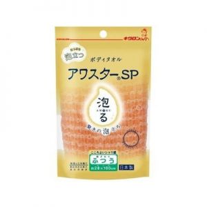日本KIKURON 沐浴搓澡巾洗澡毛巾 橙色款