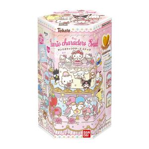 TOHATO X SANRIO HEART SHAPED CORN SNACKS CARAMEL MILK TEA