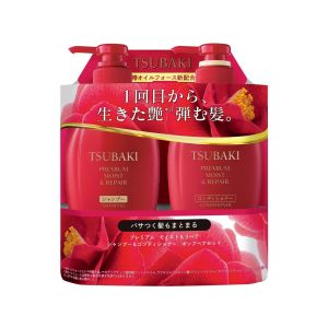 TSUBAKL MOIST & REPAIR SHAMPOO & CONDITIONER PUMP PAIR SET