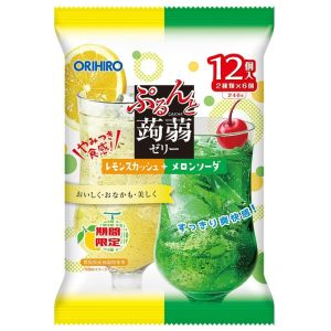ORIHIRO KONJAC JELLY LEMON & MELON SODA