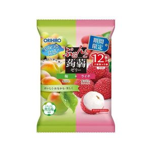 フレピュア イキイキオリゴ 9袋 TESOLIFE特搜商城 ORIHIRO PURUNTO KONJAC JELLY POUCH PLUM LYCHEE FLAVOR