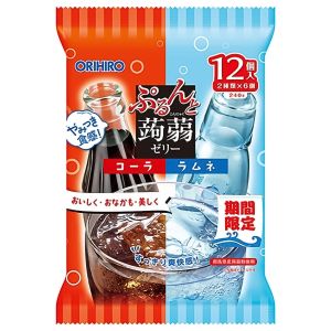 ORIHIRO PURUN KONNYAKU JELLY POUCH COLA RAMUNE