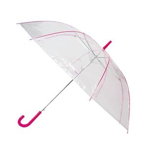 KM LONG UMBRELLA GLASS-FIBER VINIL PINK