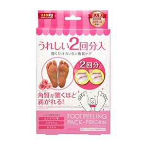 日本SOSU素数 去角质 去死皮 嫩白足膜 玫瑰 25ml*4枚入