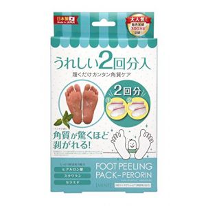 日本SOSU素数 PERORIN 去角质嫩白足膜 薄荷香型 25ml 4枚入