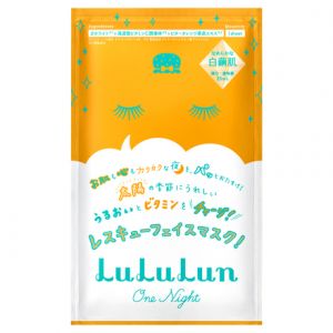 日本LULULUN 夜间维C美白急救面膜 单片入 限量版