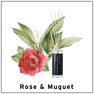 LAYERED FRAGRANCE DIFFUSER ROSE MUGUET