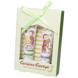 CURIOUS GEORGE HAND CREAM/SOAP SET APPLE