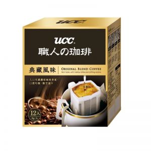 日本UCC 职人滤式原味咖啡 12包*8G