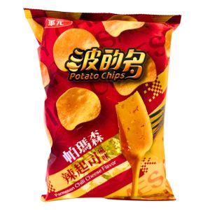 HUA YUAN POTATO CHIPS PARMESAN CHILI