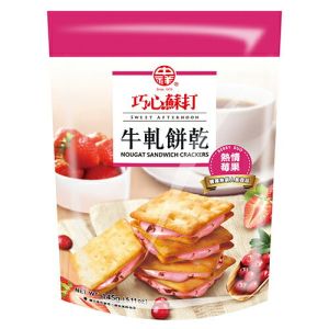 ZX NATURAL SANDWICH CRACKERS CRANBERY