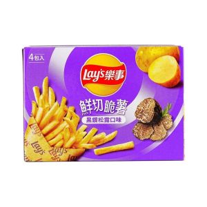 LAYS POTATO SNACK BLACK TRUFFLE 
 SHAPED