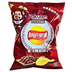 LAYS POTATO CHIPS SWEET BBQ PORK RIBS