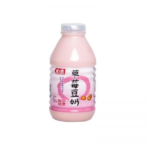 台湾正康 草莓味豆奶 330ML