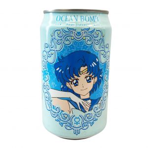 日本OCEAN BOMB 美少女梨子味气泡水 330ML