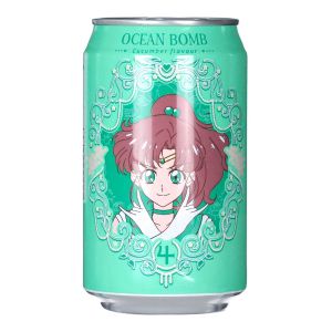 日本OCEAN BOMB 美少女战士黄瓜味气泡水 330ML