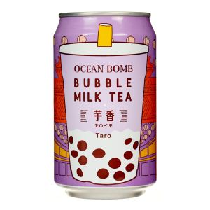 OCEAN BOMB TARO BUBBLE MILK TEA DRINK