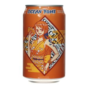 日本OCEAN BOMB 海賊王娜美芒果风味气泡水 330ML