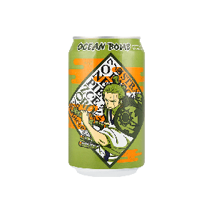 OCEAN BOMB ONE PIECE ZORO SPARKLING WATER HONEY LEMON 330ML