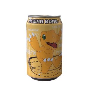 OCEAN BOMB DIGIMON ADVENTURE SPARKLING WATER BANANA FLAVOR 330ML